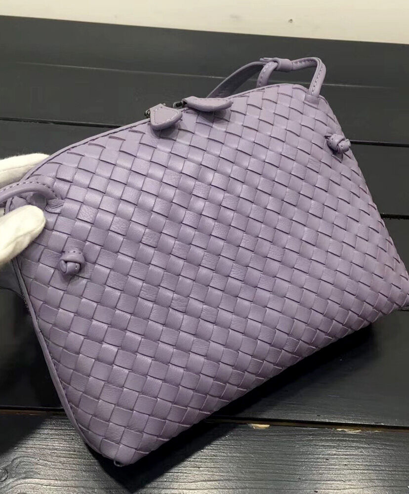 Bottega Veneta Shoulder Bag Lambskin Light Purple